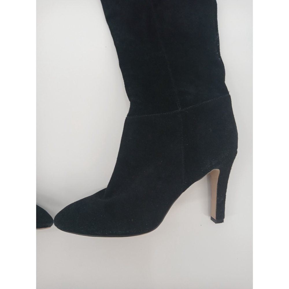 Kelsi Dagger Sophia Boots ShoesBlack Suede Over Knee Womens 9.5 - Picture 3 of 15